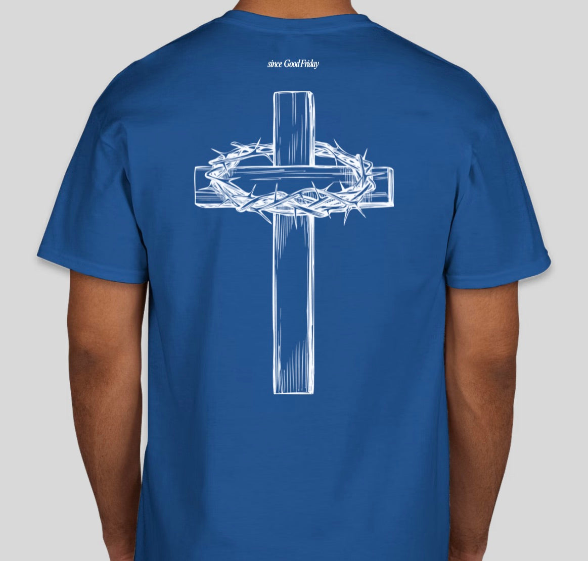 Jesus is King Blue T-shirt